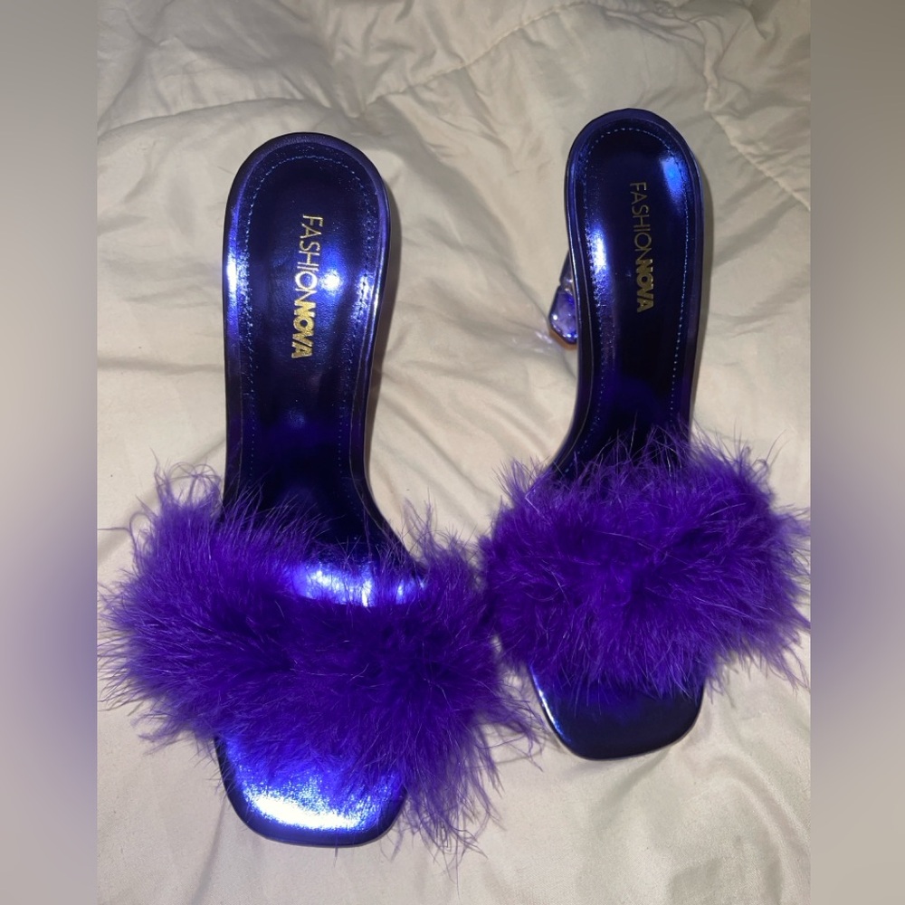 Brand new never worn purple heels